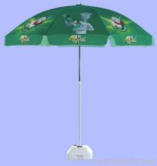 advertising beach umbrella