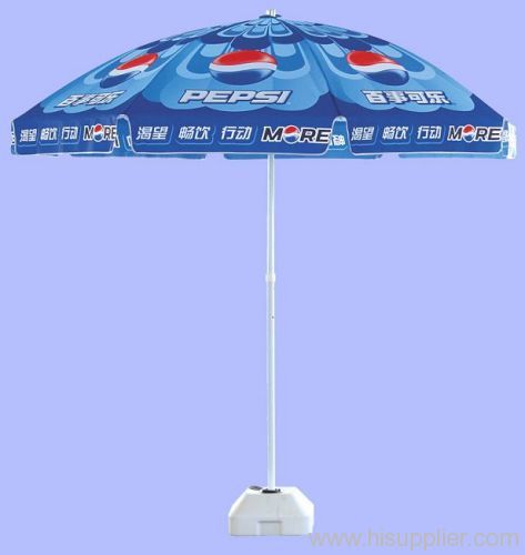 beach umbrella with heat-transfer printing