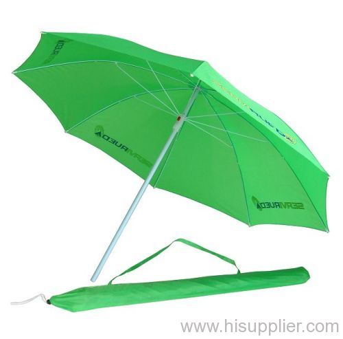 Foldable beach umbrella