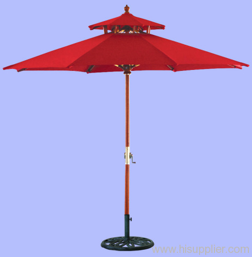 Double Roof Garden Umbrella