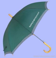 65cm high quality polyester made stick umbrella for promotion