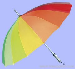 promotional straight umbrella in rainbow color