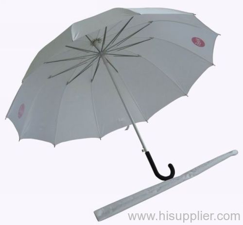 straight umbrella with 12K