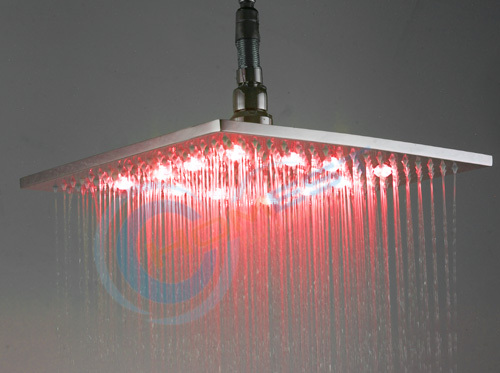 Color Change LED Shower Head