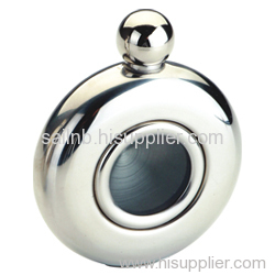 Metal Round Hip Flask