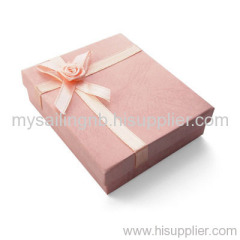 Paper Gift Box With Ribbon