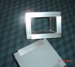 Double sided color steel phemolic composite duct