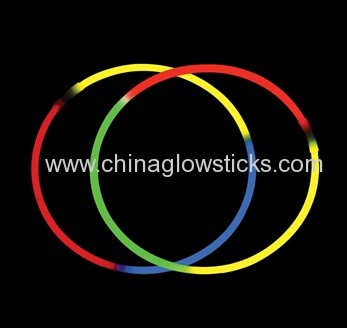 Tri-color glow necklaces