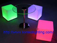 led chair for party and club / led cube light/ led light stool