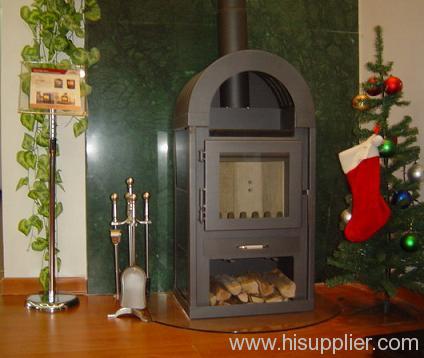 wood stove fireplace