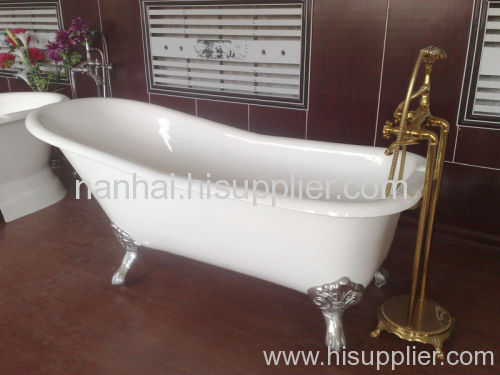 Cast iron slipper tubs