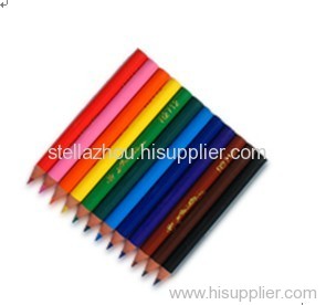 3.5 inch 12 color plastic pencil