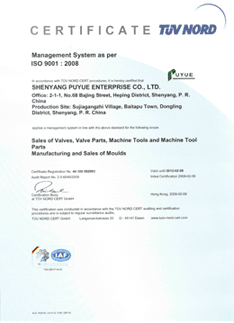 ISO 9001-2008 certificate