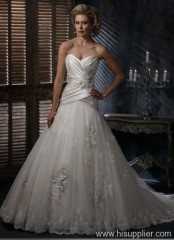 2013 wedding dresses Full A line gown