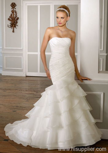 Tiered wedding dressES