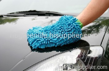 chenille cleaning mitt