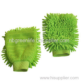 microfiber chenille mitt