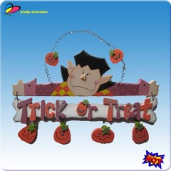 wooden halloween wall decoration