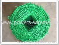 PE gavlanized barbed wire