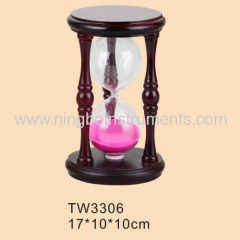 wooden sand timer