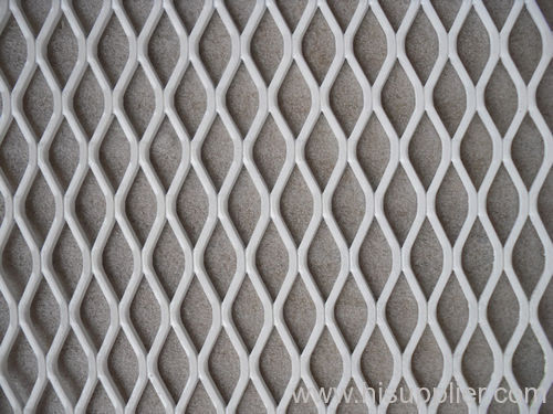 Welded mesh panel for decoration