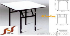 HDPE folding table and chair