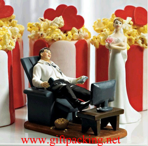 "Couch Potato" Groom Figurine