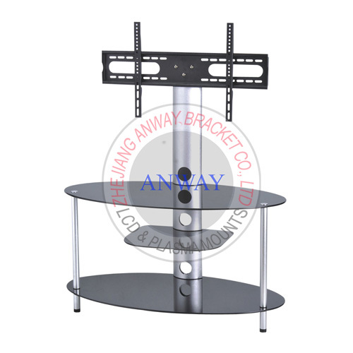 Tempered Glass LCD TV Stand