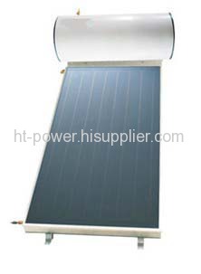 Flat panel solar water heater