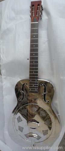 brass body resonator guitar