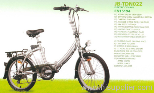 FOLDING 24 V ELECTRIC BIKE