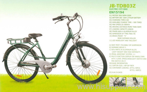 Lithium battery electric bicycle