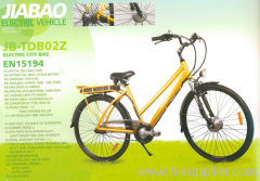 Electric city bike 36V 10AH lithium battery