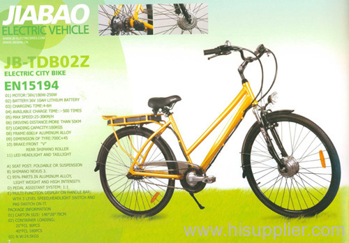 Lithium battery electric bicycles