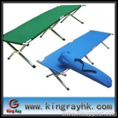 foldable camping cot with 600D polyester