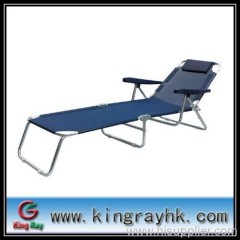 folding sun bed with aluminum tube