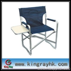 folding director chair with durable steel tube