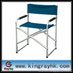 folding director chair with durable steel tube