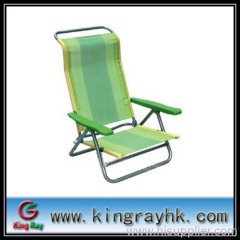 folding beach chair with aluminum frame