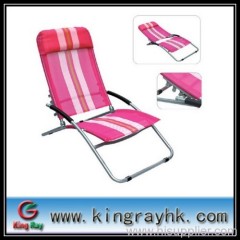 folding beach chair with aluminum frame