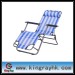 folding recliner chair with aluminum tube