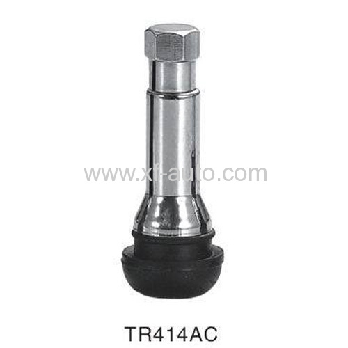 Chromed Sleeve Snap-in Tubeless Valves