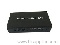 1080P HDMI 1.3v 5 ports HDMI Switcher