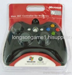 Black wired Controller for XBOX360