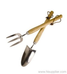 HANDLED FORK AND TRPWEL SET