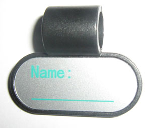 Stethoscope ID name tag
