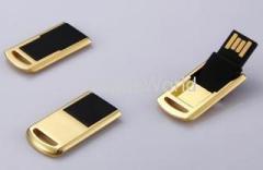 Mini Golden USB Pen Drive