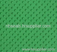 Small stud rubber sheet