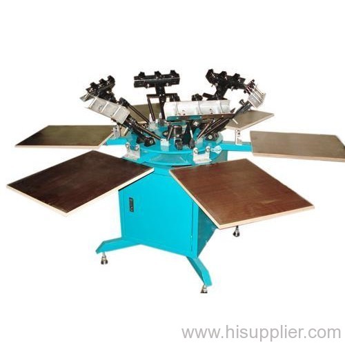 Rotary plane manual printing machine