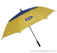 75cm 190T polyester double layer advertising golf umbrella